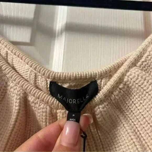 MAJORELLE Rosalie Knit Mini Dress in Ivory - Picture 4 of 5